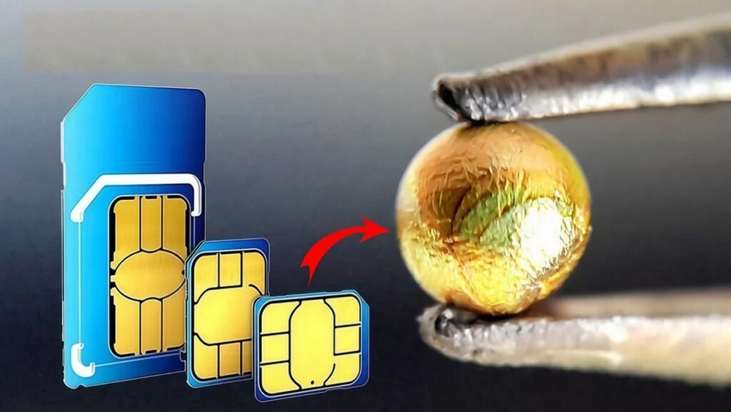 Китаец добыл из старых SIM-карт 192 грамма золота