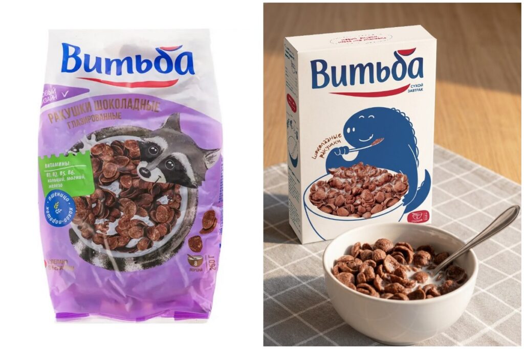 Дизайнер показала сухие завтраки «Витьба» в новом формате — оценили не все