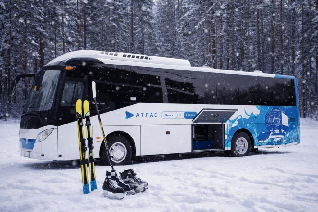 Пустят ли в автобус с лыжами и «ватрушкой»? Узнали, что можно провозить в транспорте зимой