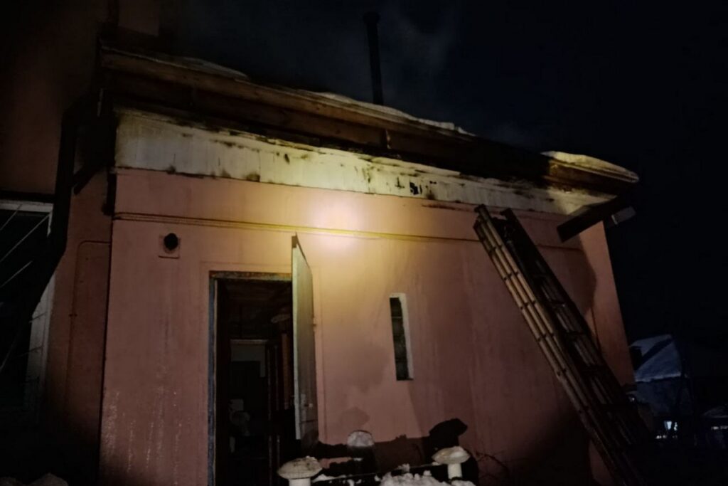 баня горела в Логойском районе