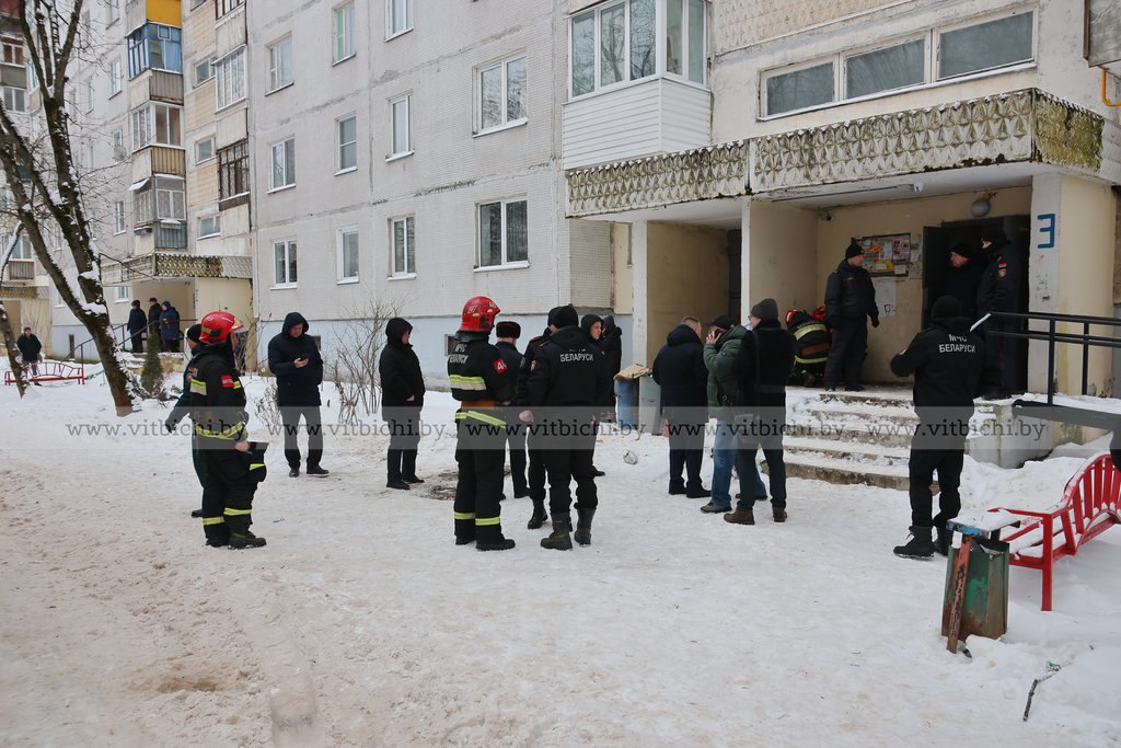 В Витебске укрепили дом, где просела плита перекрытия. Жильцам разрешили вернуться