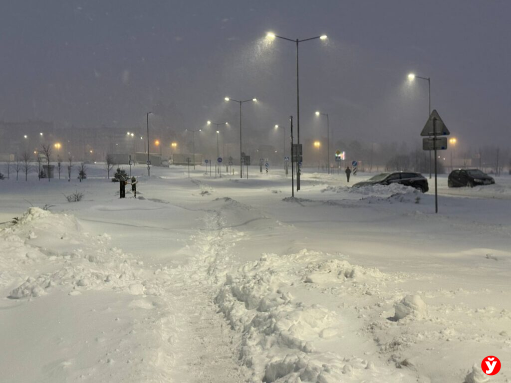 Утро в Минске после циклона «Улли»