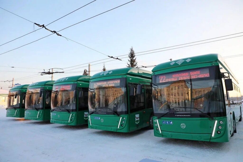 Уфа получила еще пять новых троллейбусов МАЗ