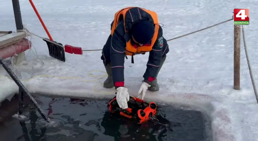В Гродно тестируют подводный дрон с роборукой — поиски возможны на глубине 150 метров