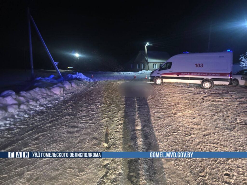 Под Гомелем водитель насмерть сбил пешехода и скрылся