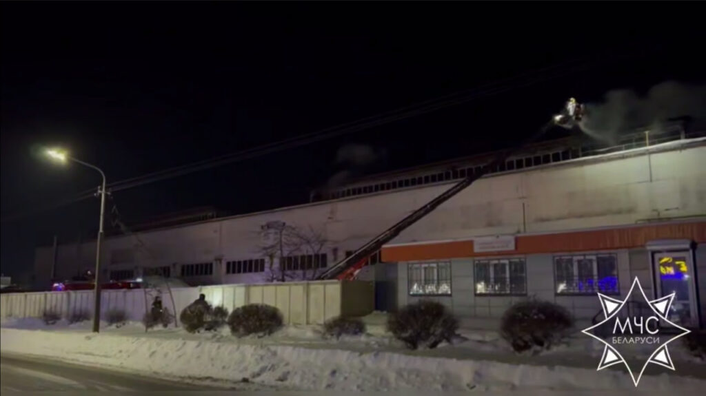 Пожар на производстве стальных труб в Жодино: пострадавших нет
