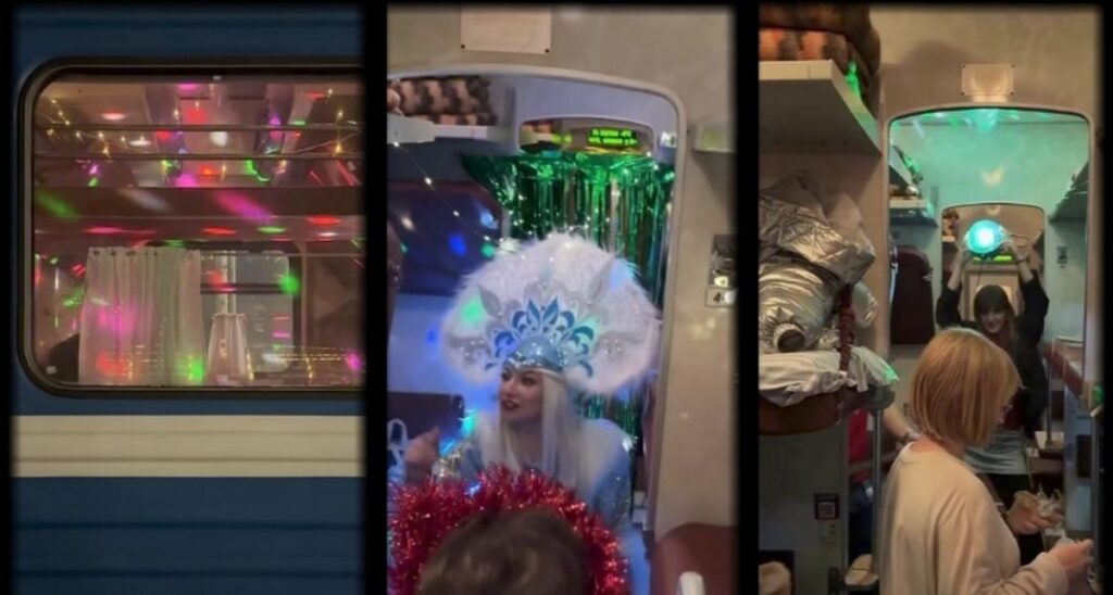 Белорусы выкупили целый вагон, чтобы встретить Новый год в поезде