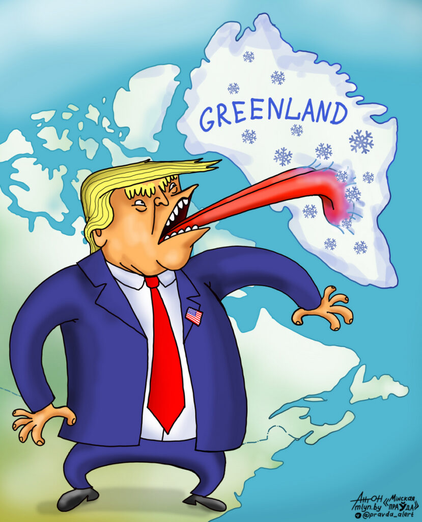 Прилип языком к Гренландии