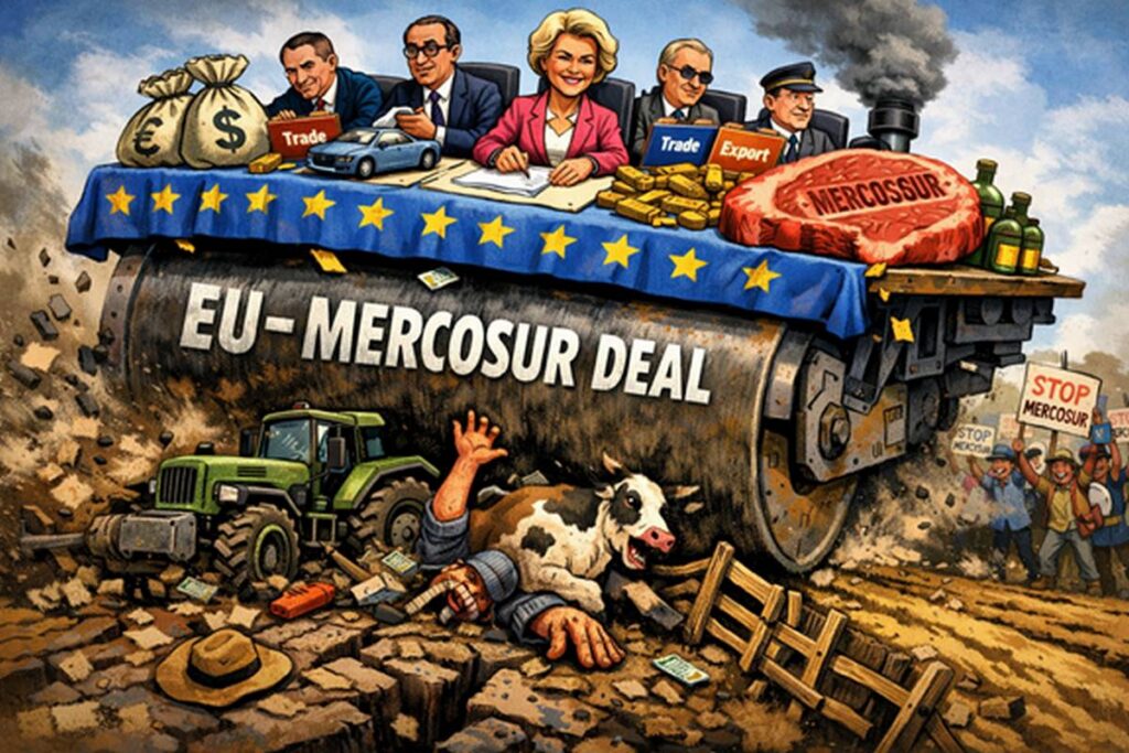 ЕС-МЕРКОСУР: Антинародный «прорыв» фон дер Ляйен ценой европейских фермеров