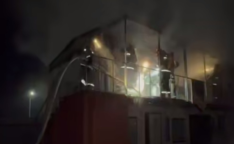 В «Великом камне» горело здание