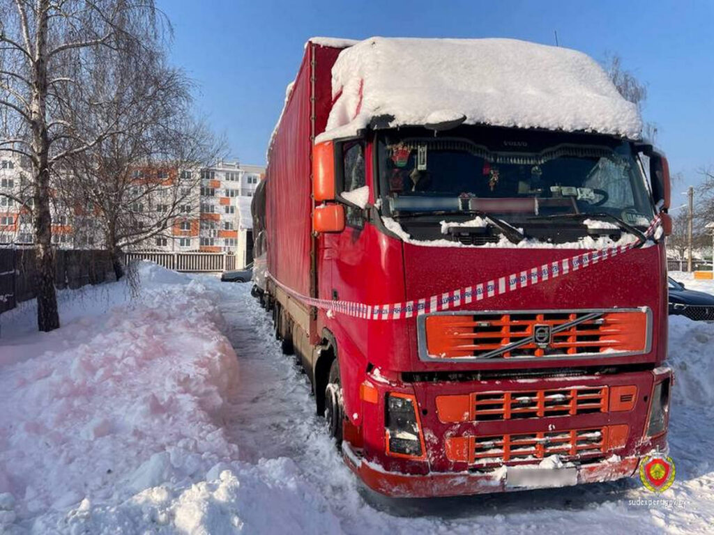 Эксперты выяснили, почему в Петриковском районе горела фура, гружёная бытовой техникой