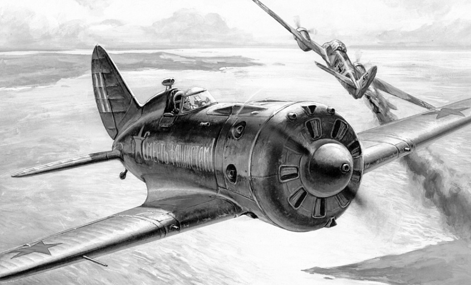 История лётчика-истребителя, который сбил немецкого аса и выжил в горящем самолёте