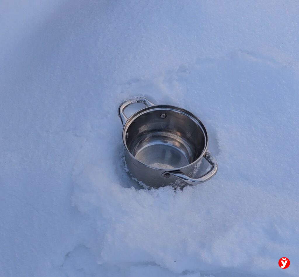 Как сделать мороженое в снегу