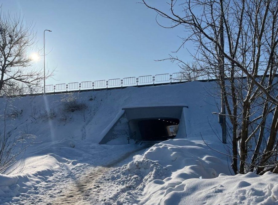 Подземный переход в Заславле превратился в ледяной квест для пешеходов