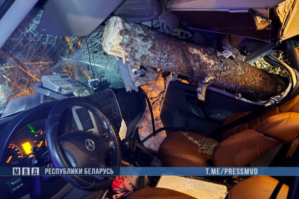 Женщина в реанимации после ДТП с маршруткой под Вилейкой