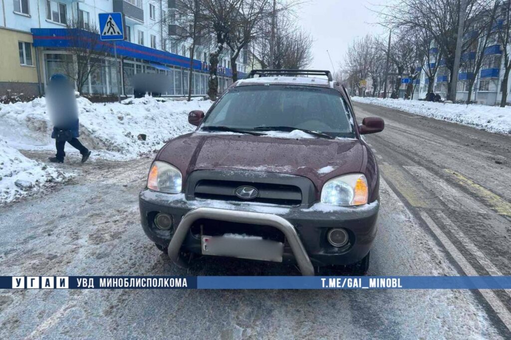 В Солигорске иномарка сбила женщину на пешеходном переходе