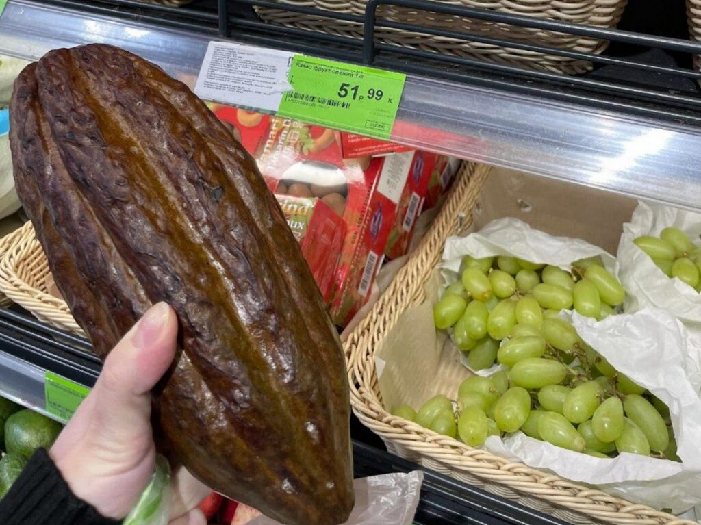 В белорусских магазинах появились сырые какао-бобы за 52 рубля