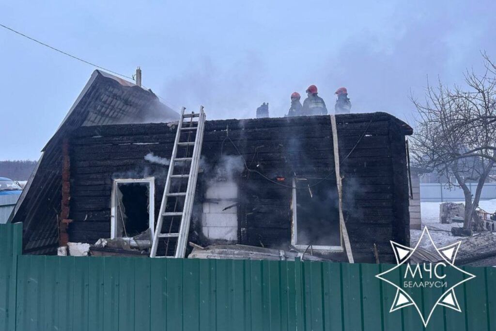 Дача сгорела под Уздой