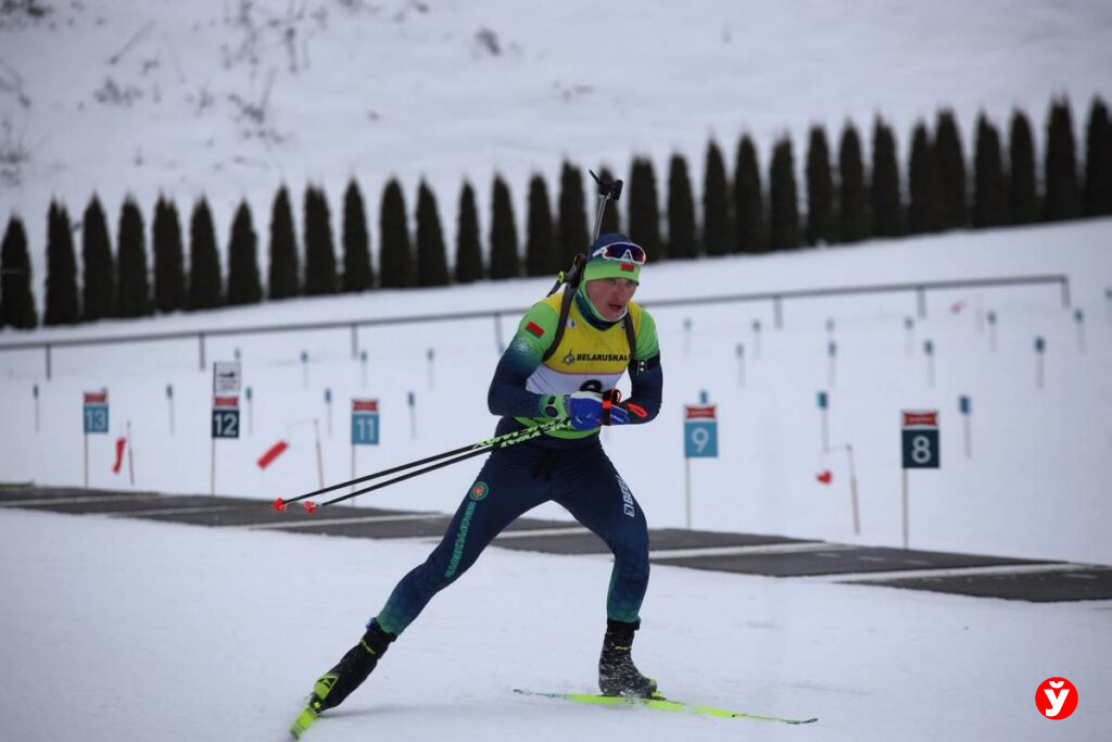 Павел Белько и Павел Мацуль завоевали золото на первенствах Беларуси по биатлону
