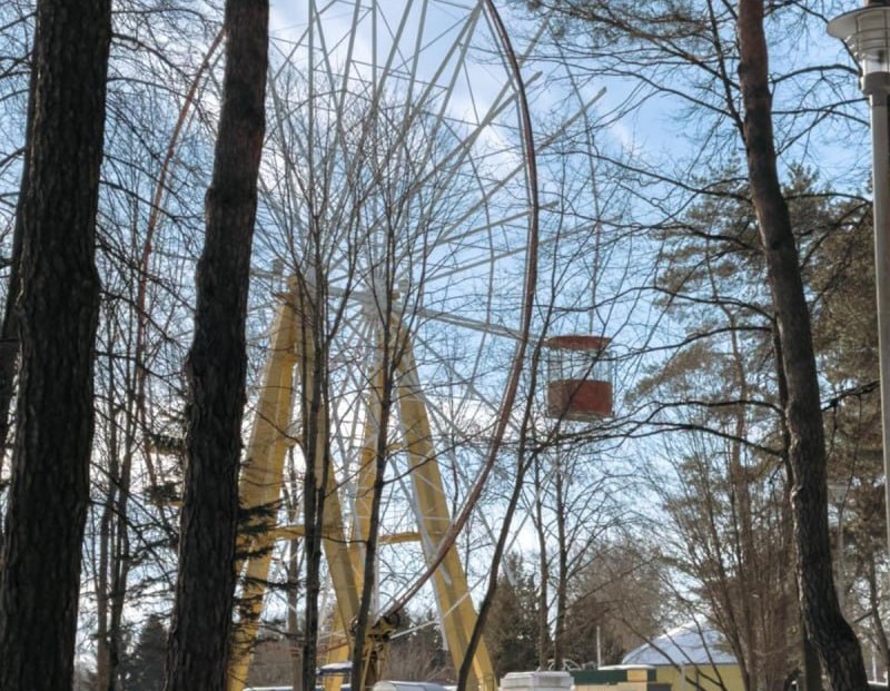 В парке Челюскинцев убрали кабинки с колеса обозрения — в чём причина