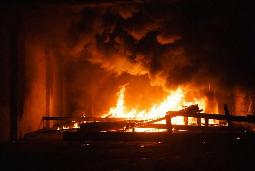 Трагедия в Березинском районе: брат хозяйки погиб при пожаре в жилом доме