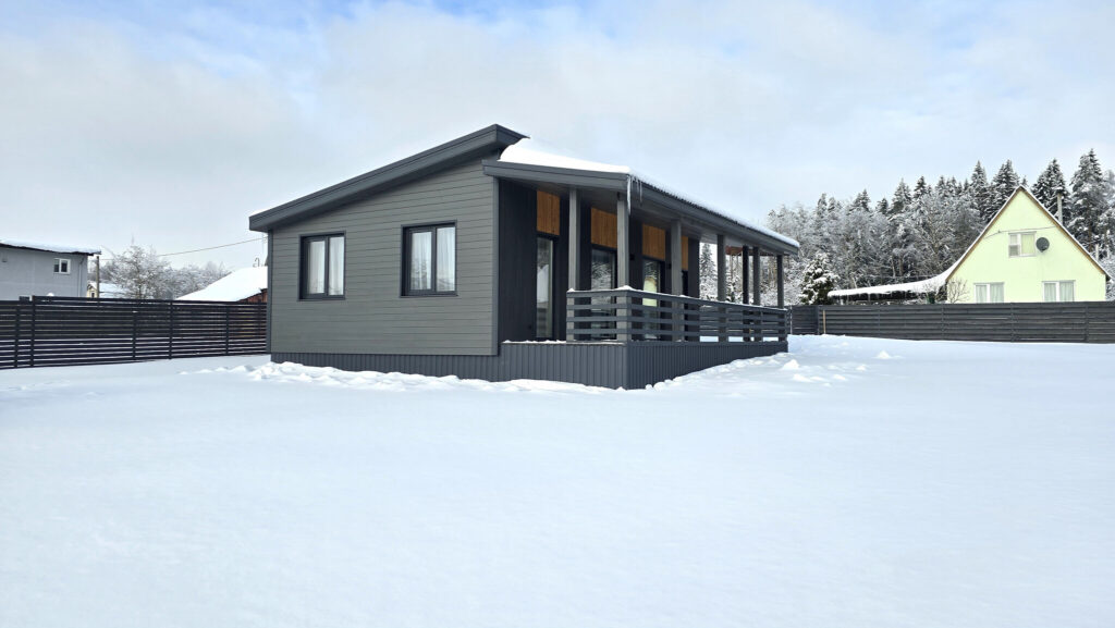 В Воложинском районе продается современный каркасный дом. Узнали цену