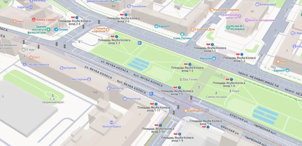 Выходы из метро «Пушкинская» пронумеровали