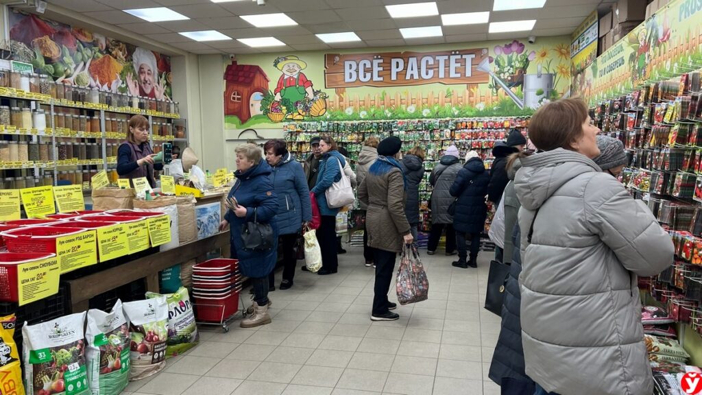 Ажиотаж на семена и искусственные цветы: чем живёт Комаровка после праздников