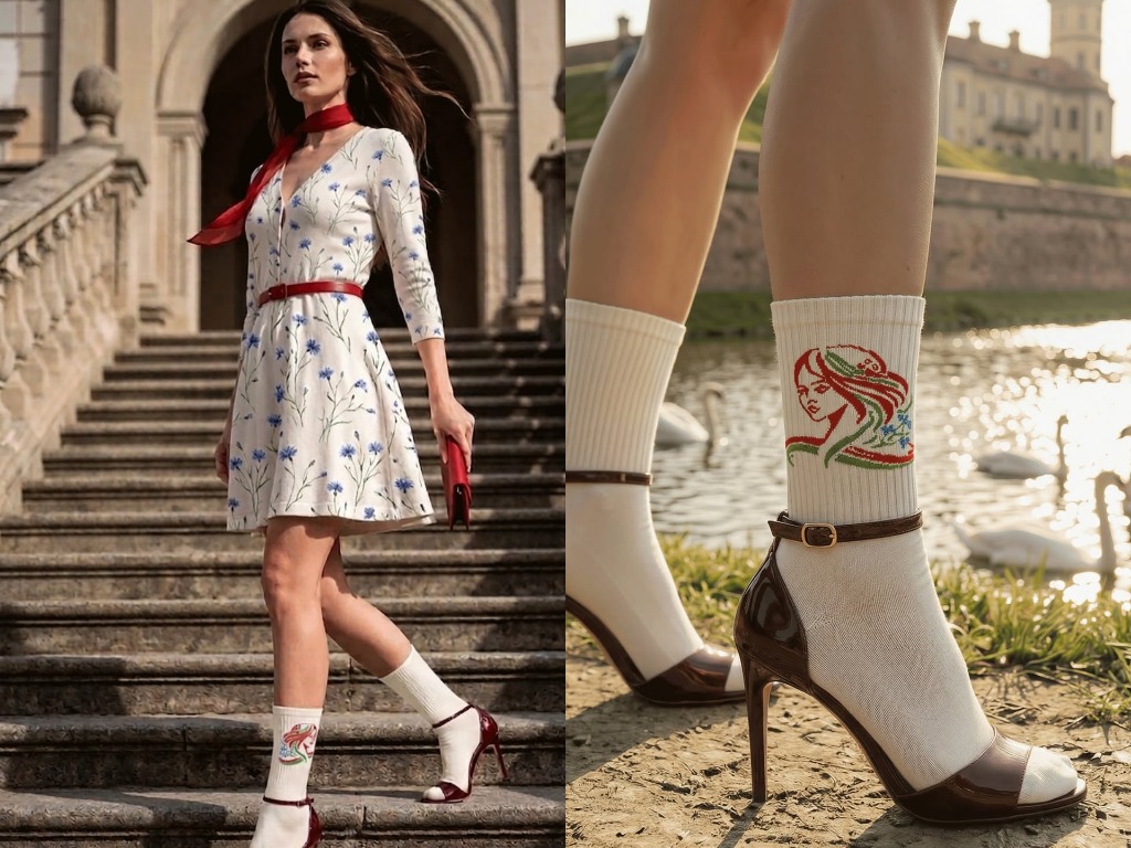 Брестский комбинат представил носки с «женской философией» — серия будет ограниченной