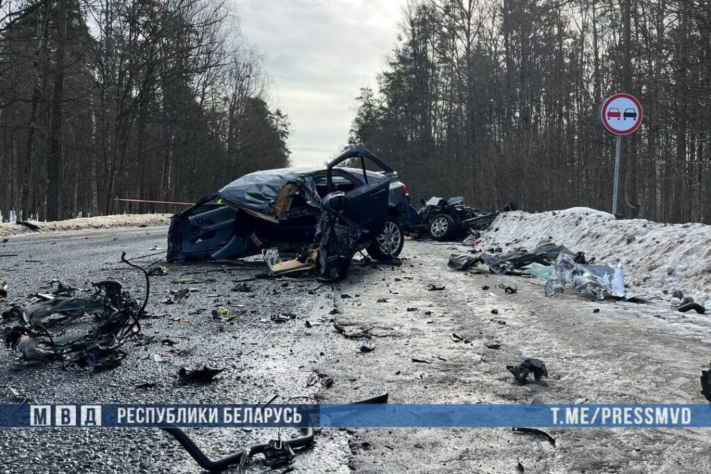 На Гомельщине в аварии погибли женщина и её сын