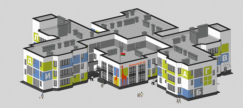В «Минск-Мире» построят детский сад с бассейном на 230 мест – опубликованы рендеры