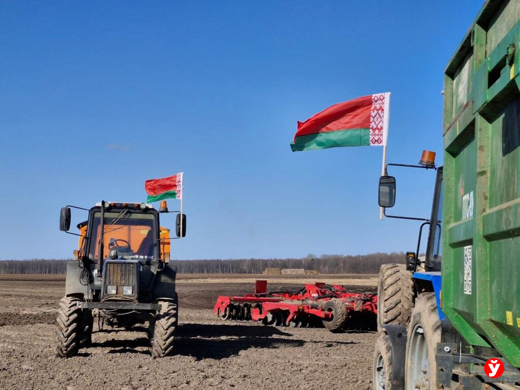 Посевную в Минской области начали аграрии холдинга «Беларуськалий-Агро» в Любанском районе