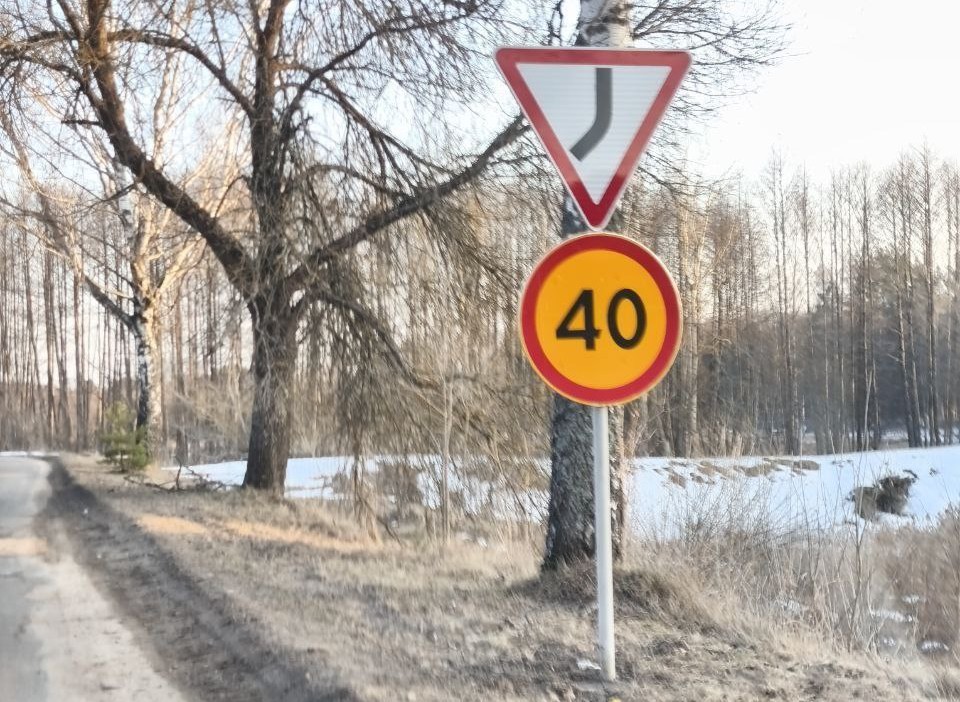 В Борисове дорожный знак поставили вверх ногами. Новые правила или чья-то ошибка?