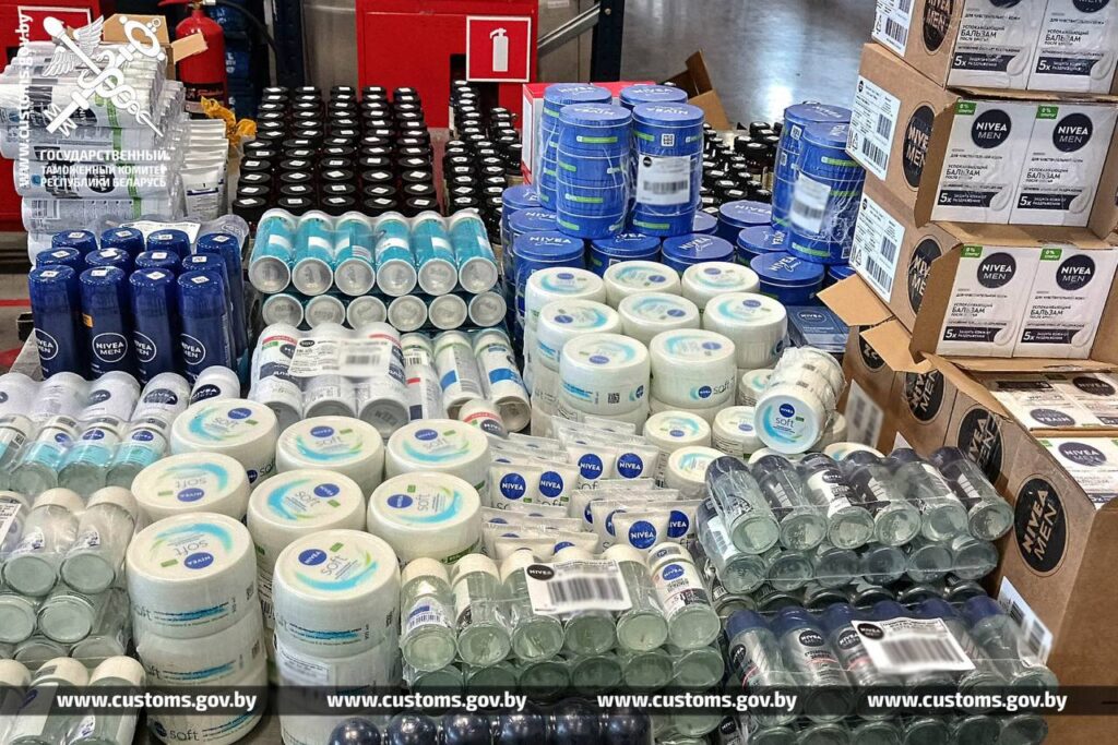 Nivea, БАДы и электронные сигареты пытались ввезти в Беларусь без документов