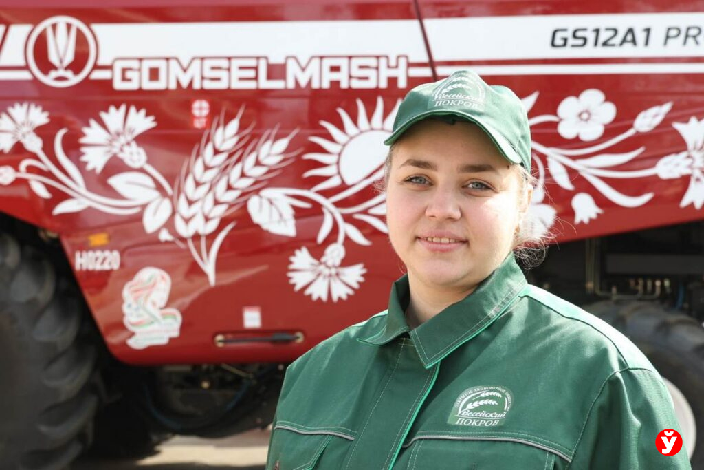 Завуч Слуцкой школы впервые будет убирать хлеб на эксклюзивном комбайне