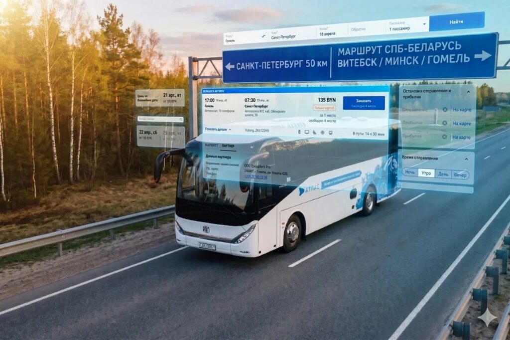 Из четырёх городов Беларуси теперь можно уехать в Питер на автобусе