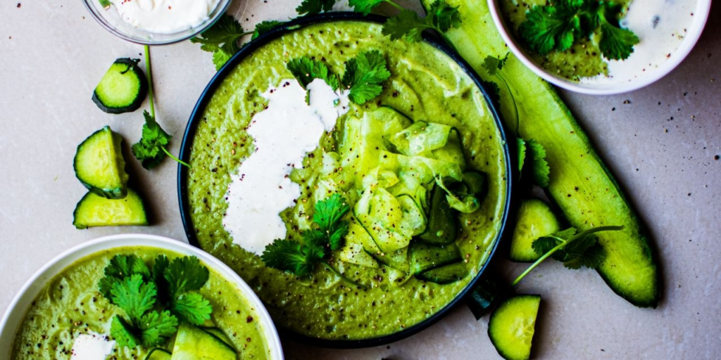 От гаспачо до смузи: три зеленых рецепта