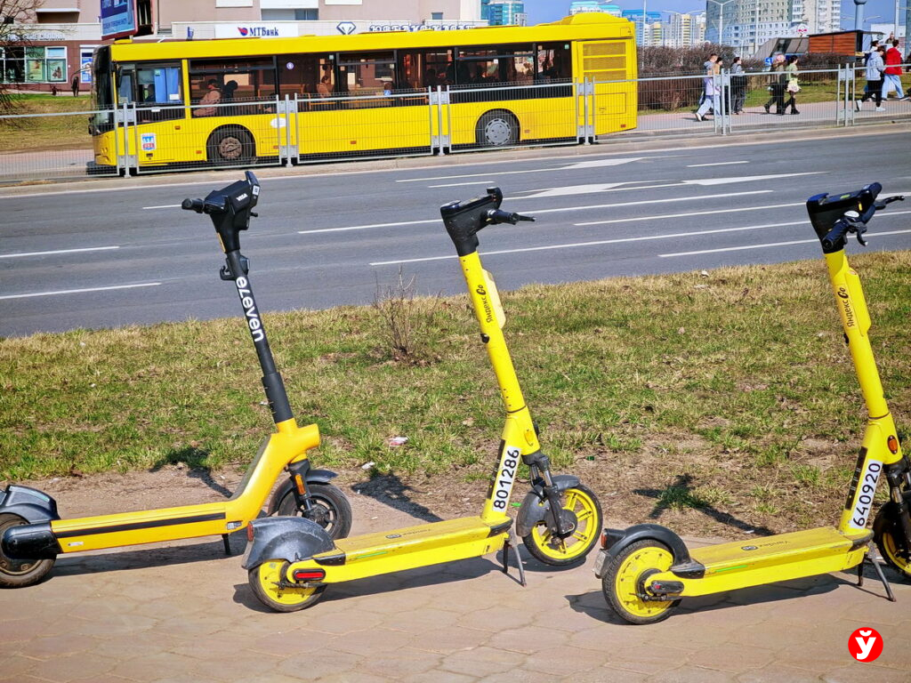 В центре Минска планируют ограничить парковку кикшеринга – когда