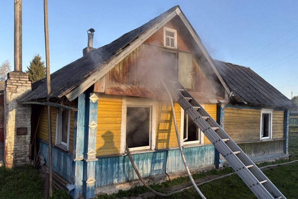 При пожаре в Молодечненском районе погиб хозяин дома