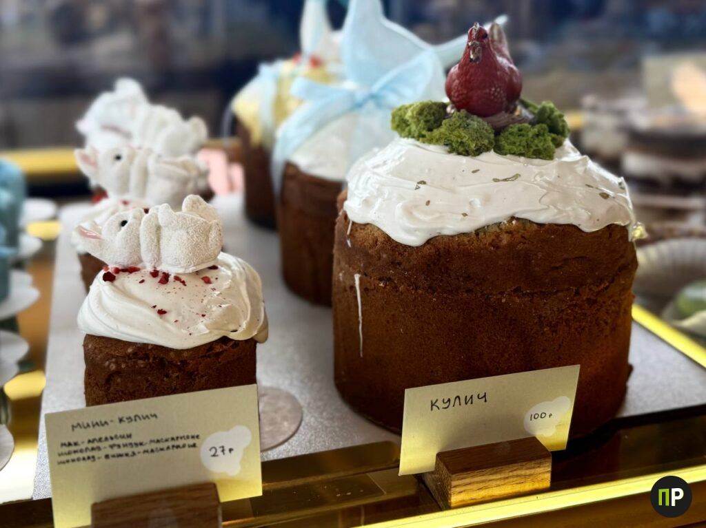 Куличи в Валерьяново продают по 100 рублей за килограмм