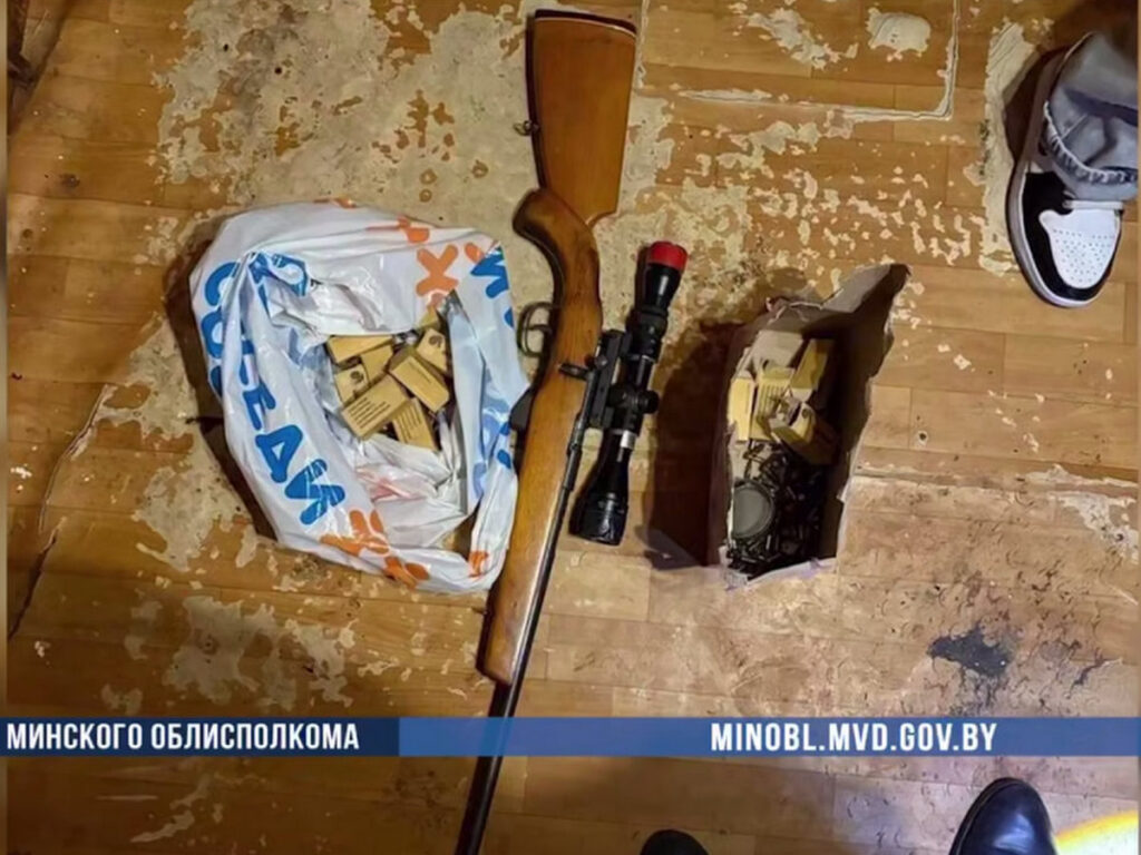 В Богатырево милиция приехала на шум, а уехала с оружием и боеприпасами