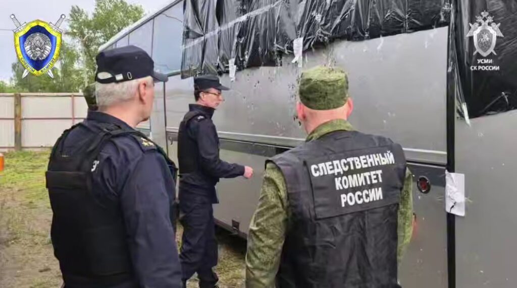 Белорусские следователи работают в России по делу об атаке БПЛА на пассажирский автобус