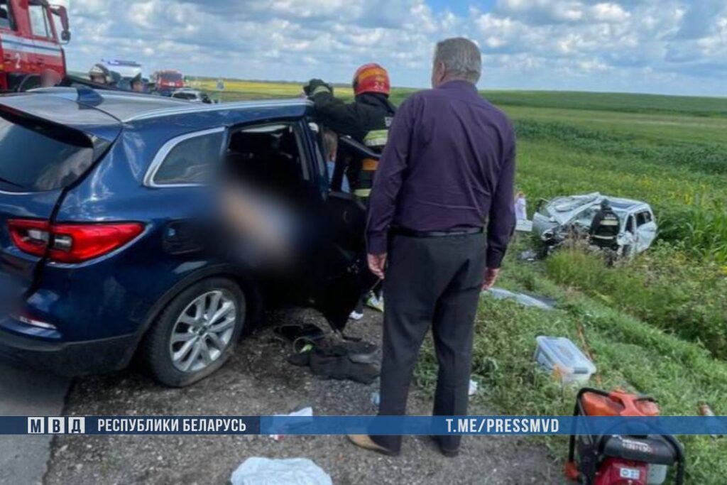 Смертельное ДТП на Гомельщине: женщина погибла, семеро в больнице
