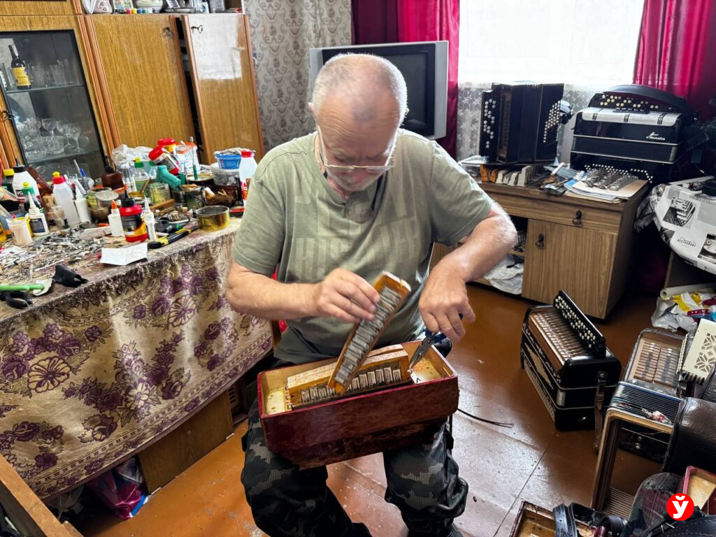 Березино, мастер по починке баянов