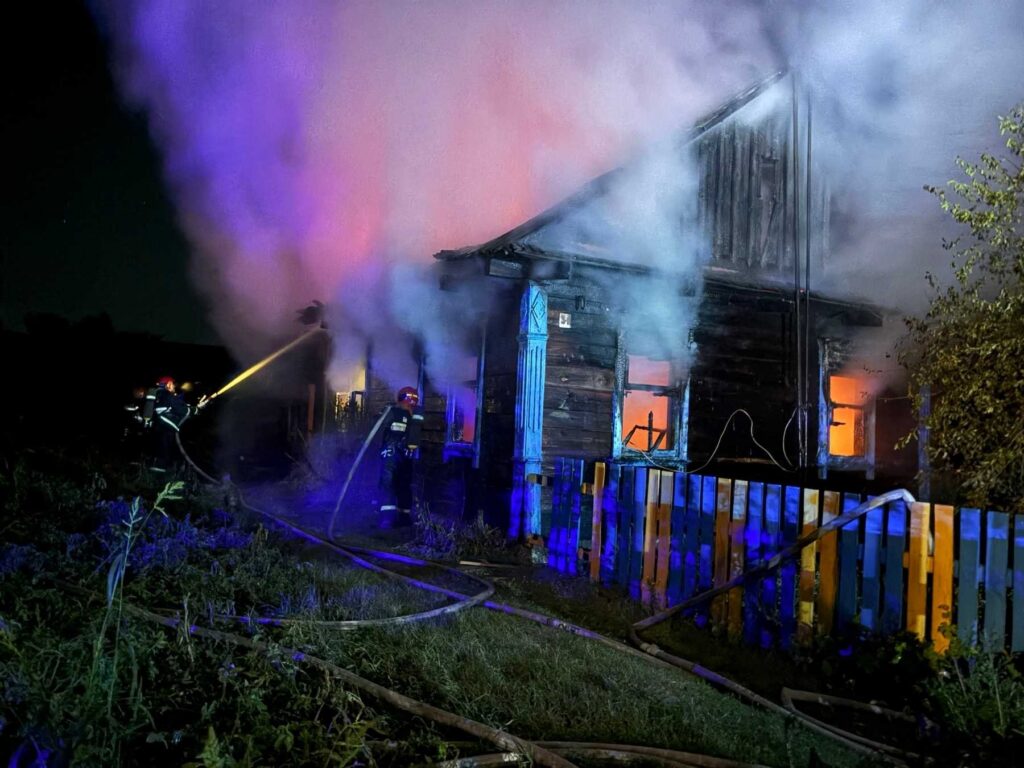 Пожар в доме под Клецком унес жизнь мужчины
