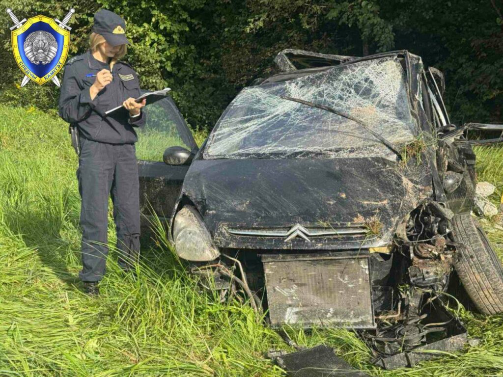 Под Полоцком 16-летний бесправник вылетел в кювет и врезался в опору ЛЭП – пострадали 5 человек