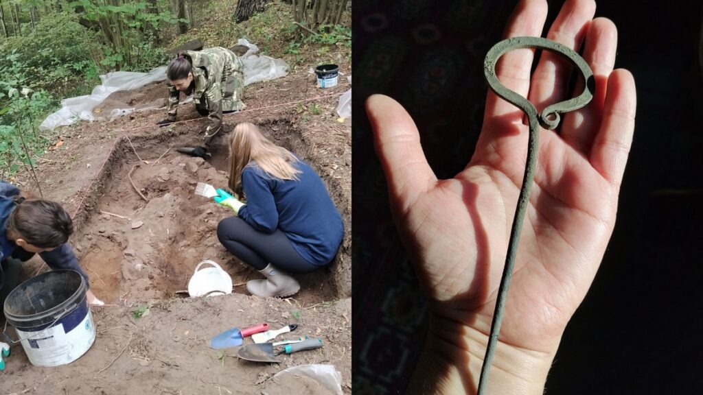 На Минщине нашли бронзовую булавку, которой пока не знают аналогов в Центральной Беларуси