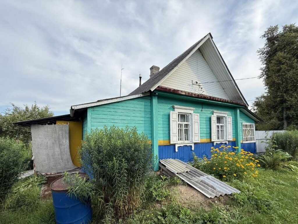 Дом у трех озер за 52 тысячи ­– что скрывает бирюзовый фасад в Тальке