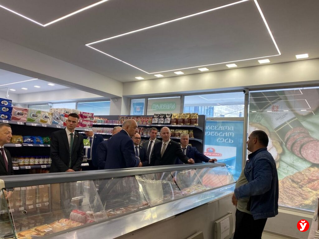 Кушнаренко нашел продукты из Минской области в магазине Кахетии