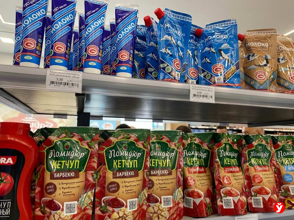 Кушнаренко нашел продукты из Минской области в магазине Кахетии